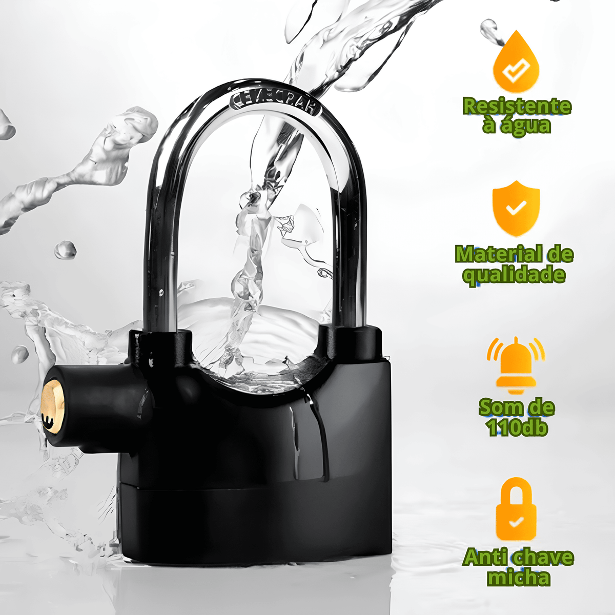 Cadeado Com Alarme Antifurto 🔥ÚLTIMAS UNIDADES🔥