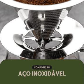 Filtro De Café Reutilizável 103 De Inox