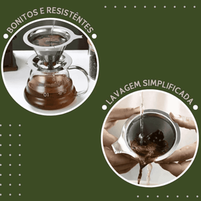 Filtro De Café Reutilizável 103 De Inox