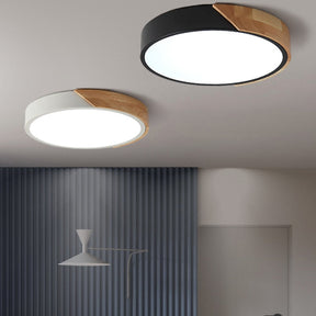 Luminária de teto Decorativa Redonda LED com controle remoto