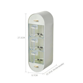 Compre 1 e Leve 2 - Porta-Tempero de Parede com 5 Compartimentos